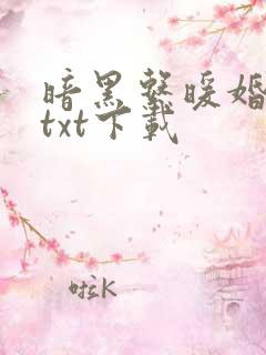 暗黑系暖婚下载txt下载