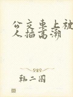 公交车上被陌生人插高潮