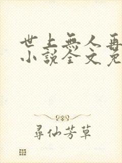 世上无人再像她小说全文免费阅读