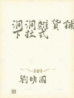 洞洞杂货铺免费下拉式