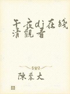 午夜dj在线高清观看