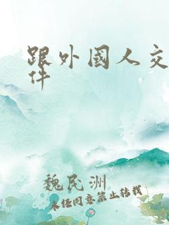 跟外国人交友软件