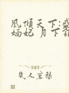凰倾天下:盛世嫡妃 月下销魂