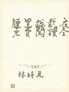 腹黑总裁夜夜宠免费阅读全文