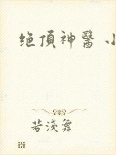 绝顶神医 小说