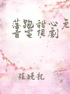 落跑甜心免费观看电视剧
