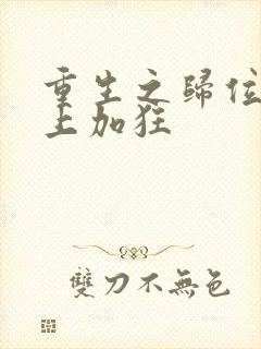 重生之归位 狂上加狂