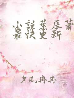 小说叶辰萧初然最快更新