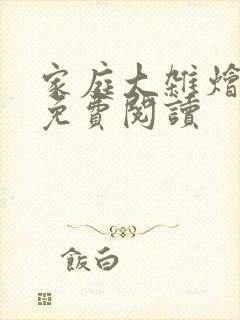 家庭大杂烩小说免费阅读
