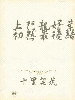 上门龙婿叶辰萧初然最后结局