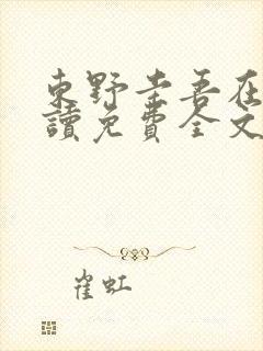 东野圭吾在线阅读免费全文