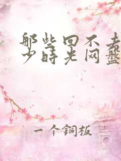 那些回不去的年少时光网盘资源