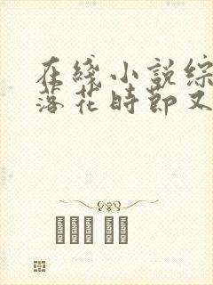 在线小说综影视落花时节又逢君
