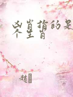 凶肖指的是哪几个生肖