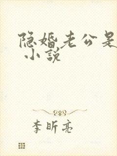 隐婚老公是大佬 小说