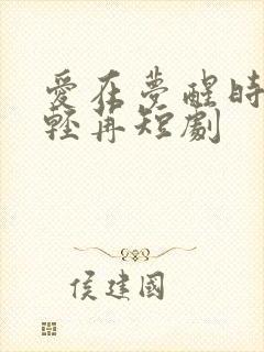 爱在梦醒时分宋轻苒短剧