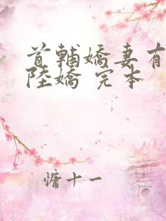 首辅娇妻有空间陆娇 完本