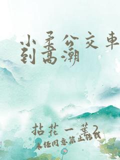 小柔公交车嗯啊到高潮