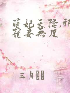 萌妃天降,邪王宠妻无度