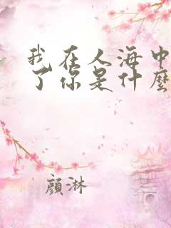 我在人海中遇见了你是什么歌