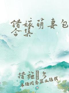 错嫁萌妻包甜的合集