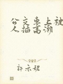 公交车上被陌生人插高潮