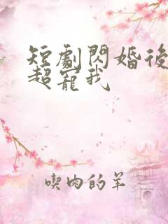 短剧闪婚后大叔超宠我