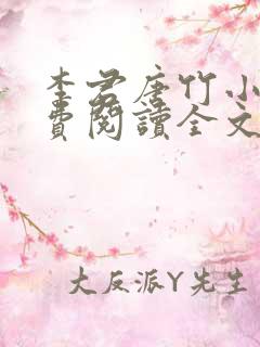 李君唐竹小说免费阅读全文无弹窗