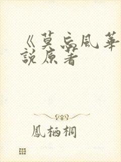 《莫忘风华》小说原著