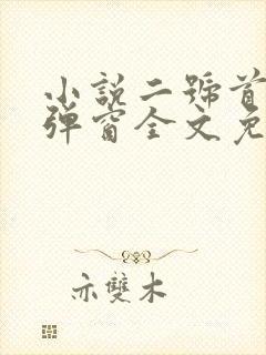 小说二号首长无弹窗全文免费阅读
