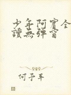 少年阿宾全文阅读无弹窗