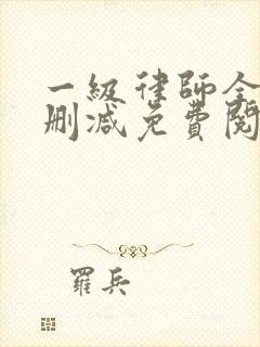 一级律师全文无删减免费阅读