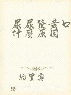 尿尿发黄口苦是什么原因