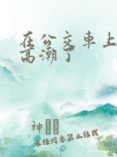 在公交车上被弄高潮了