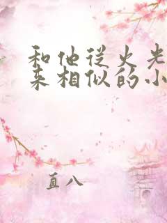 和他从火光中走来相似的小说