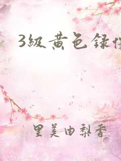 3级黄色录像