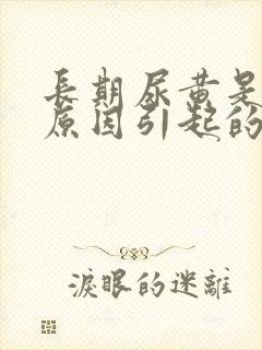 长期尿黄是什么原因引起的男性