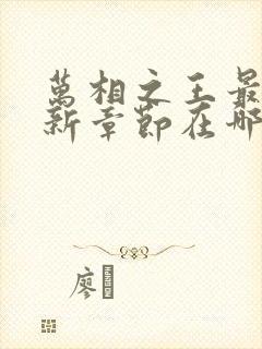 万相之王最新更新章节在哪里看