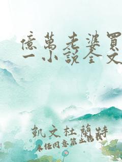 亿万老婆买一送一小说全文
