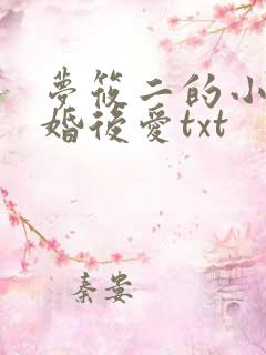 梦筱二的小说先婚后爱txt