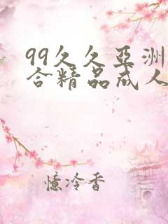 99久久亚洲综合精品成人