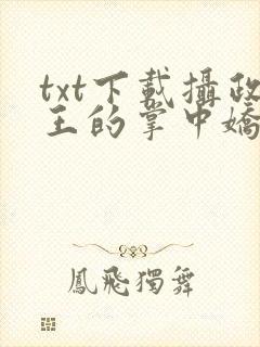 txt下载摄政王的掌中娇重生了