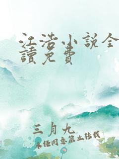 江浩小说全文阅读免费