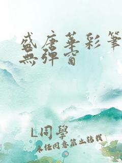 盛唐华彩笔趣阁无弹窗