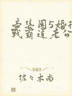 帝集团5婚后冷战霸道老公全文免费阅读