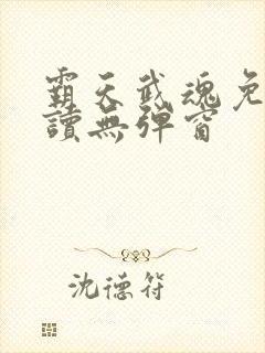 霸天武魂免费阅读无弹窗