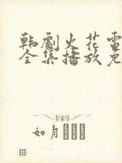 韩剧火花电视剧全集播放免费观看
