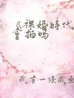 《裸婚时代》还会拍吗