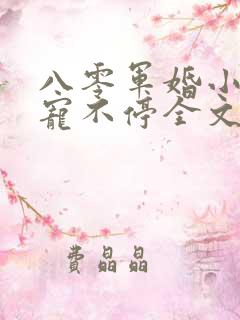 八零军婚小甜妻宠不停全文阅读