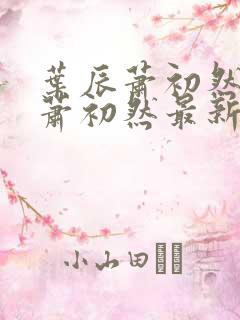 叶辰萧初然叶辰萧初然最新